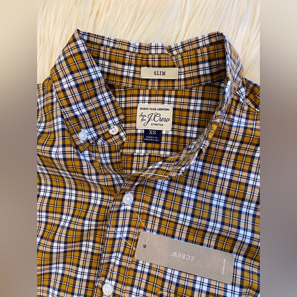Plaid J crew button up Sz XS NWT - Picture 4 of 4